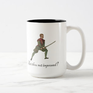Art thou not impressed? Coffee Two-Tone Coffee Mug