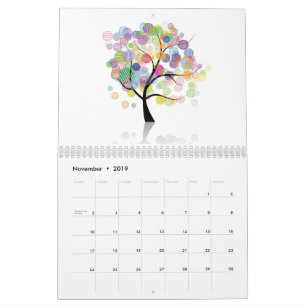 Art trees calendar