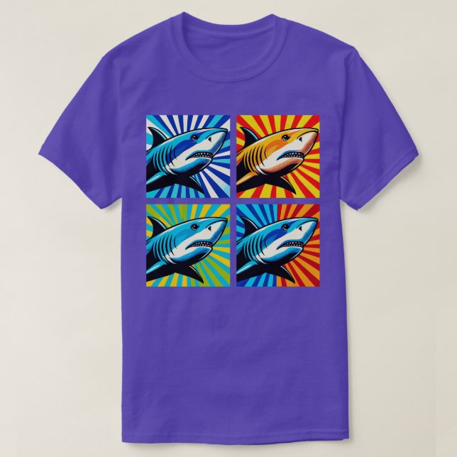 Art Trendy Marine Life T-Shirt (Design Front)