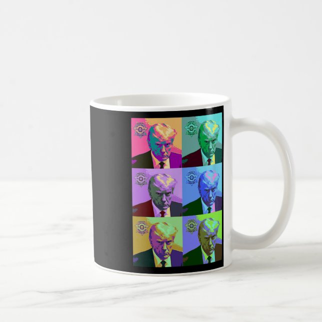 Art Trump Mugshot  Coffee Mug (Right)