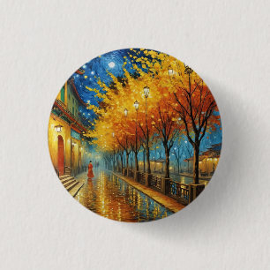 Art · Van Gogh · Ethereal Beauty 3 Cm Round Badge