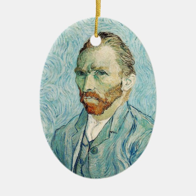 ART - Van Gogh - SRF Ceramic Tree Decoration (Front)