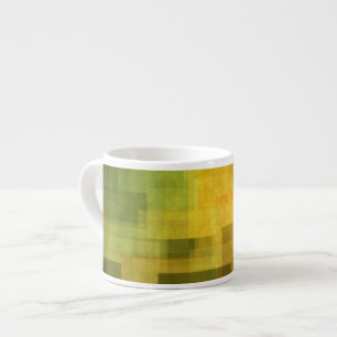 art vintage colourful abstract geometric 2 espresso cup