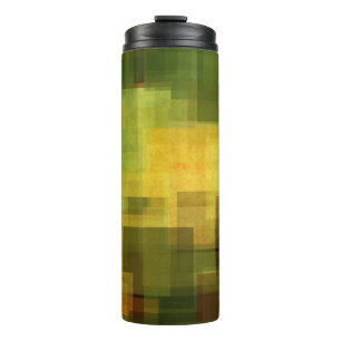 art vintage colourful abstract geometric 2 thermal tumbler