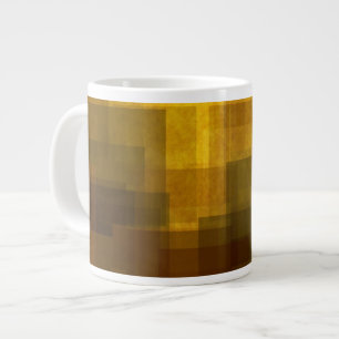 art vintage colourful abstract geometric large coffee mug