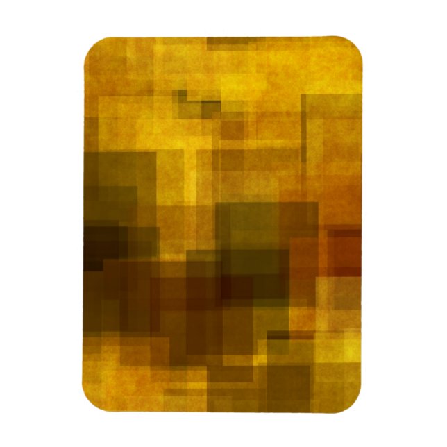 art vintage colourful abstract geometric magnet (Vertical)