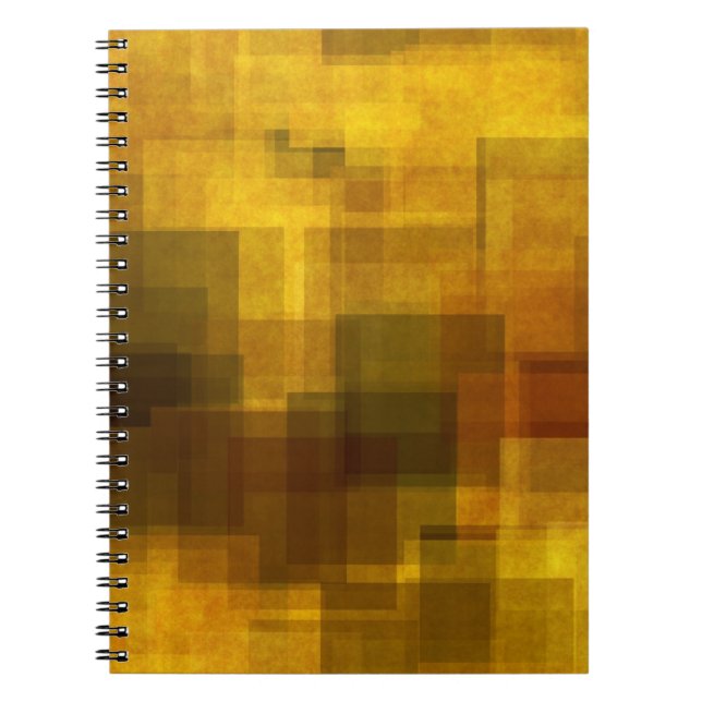 art vintage colourful abstract geometric notebook (Front)
