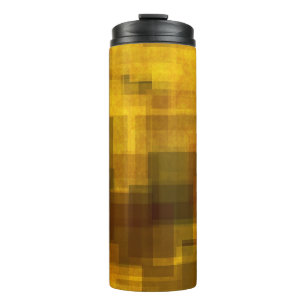 art vintage colourful abstract geometric thermal tumbler