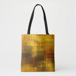 art vintage colourful abstract geometric tote bag