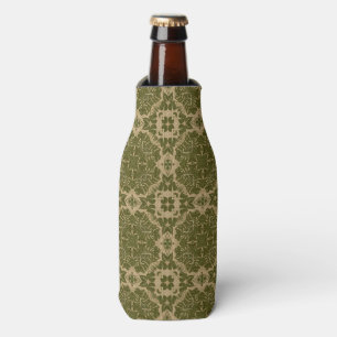 Art vintage damask pattern bottle cooler