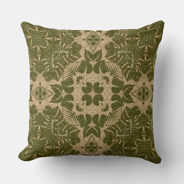 Art vintage damask pattern cushion (Front)