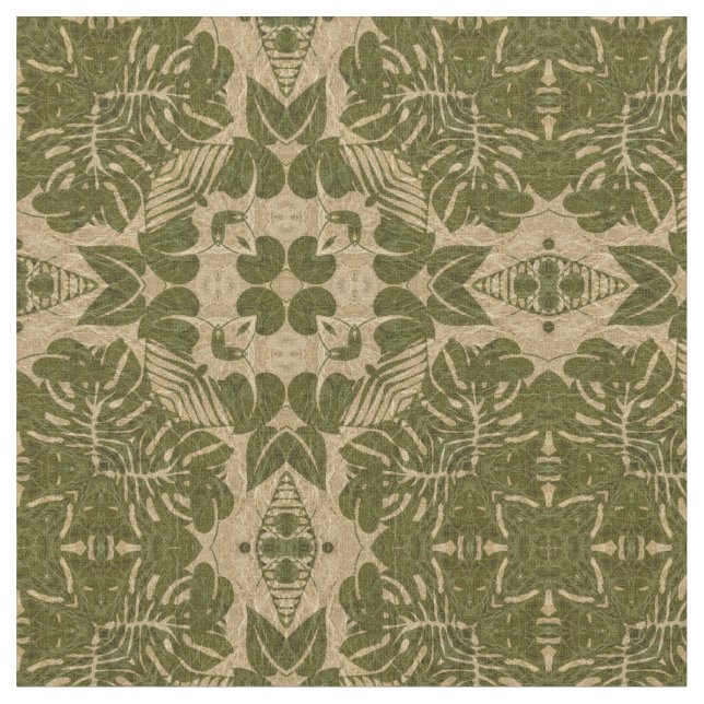 Art vintage damask pattern fabric (Close Up)