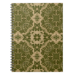 Art vintage damask pattern notebook