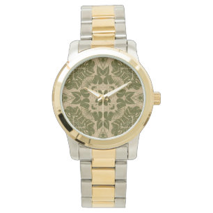 Art vintage damask pattern watch