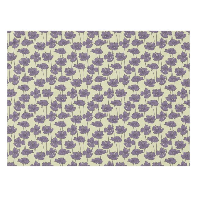 Art vintage floral pattern background tablecloth (Front (Horizontal))