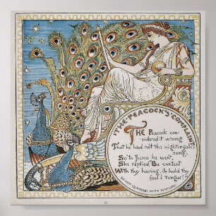Art, Vintage, Walter Crane, Juno and Her Birds Poster