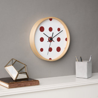 Art wall clock