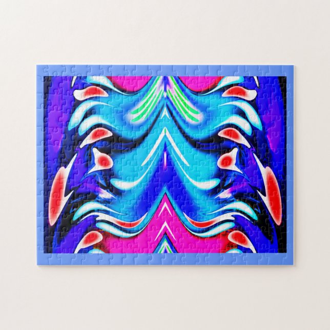 Art waves jigsaw puzzle (Horizontal)