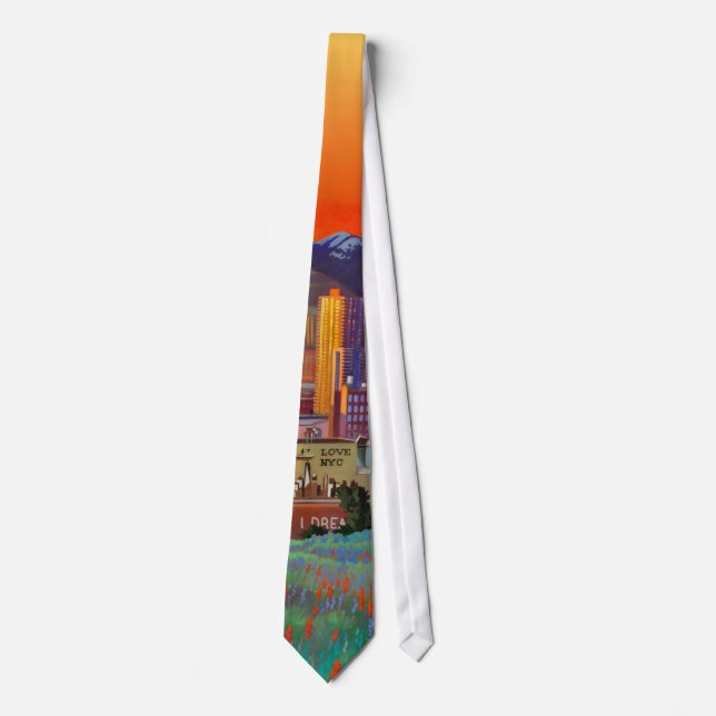 Art West Tie - I Love New York City Jazz (Front)