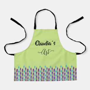 Art with name apron