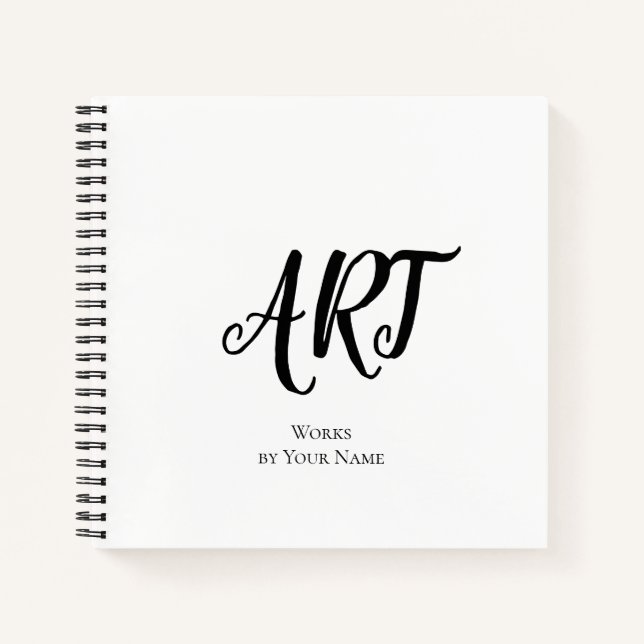 Art Works by Your Name Sketchbook Notebook (Front)