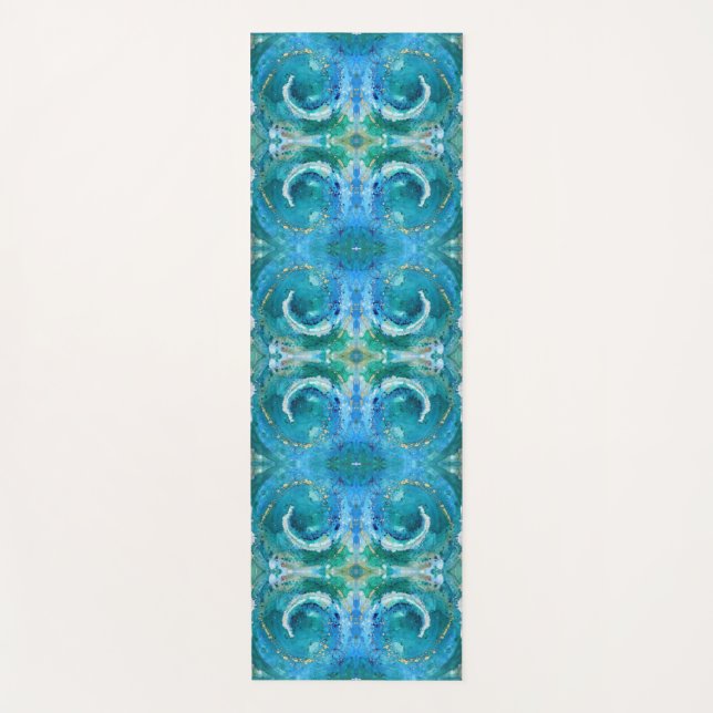 Art yoga mat -Positivity Spiral (Front)