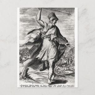 Artaxerxes II  King of Persia Postcard