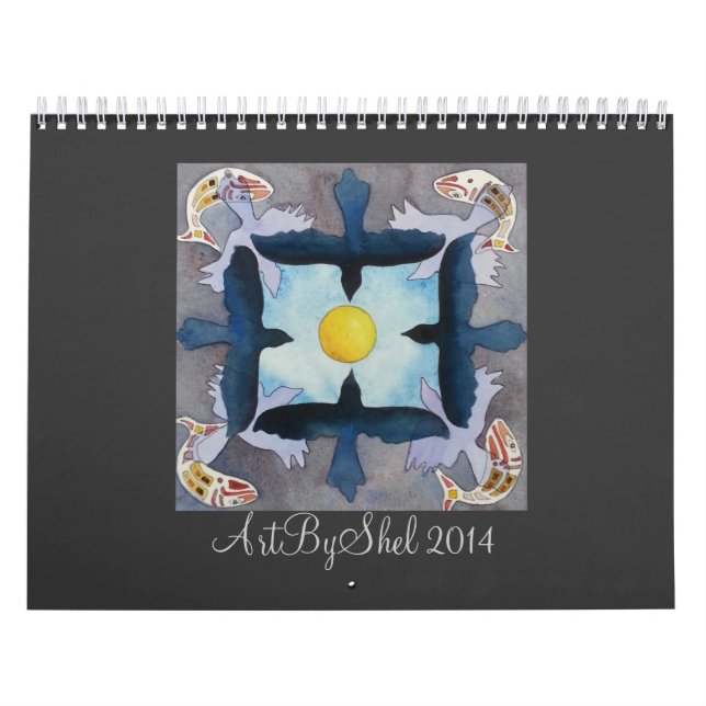 ArtByShel 2014 Calendar (Cover)