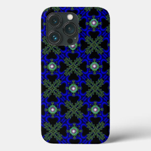 Artdeco Abstract Flowers and Stars iPhone 13 Pro Case