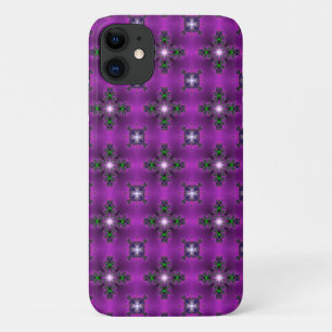 Artdeco Abstract Flowers and Stars iPhone 11 Case