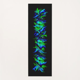 Artdeco Flames in Rainbow Style Yoga Mat