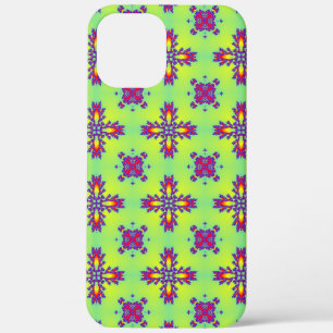 Artdeco Flowers in Retro Style iPhone 12 Pro Max Case