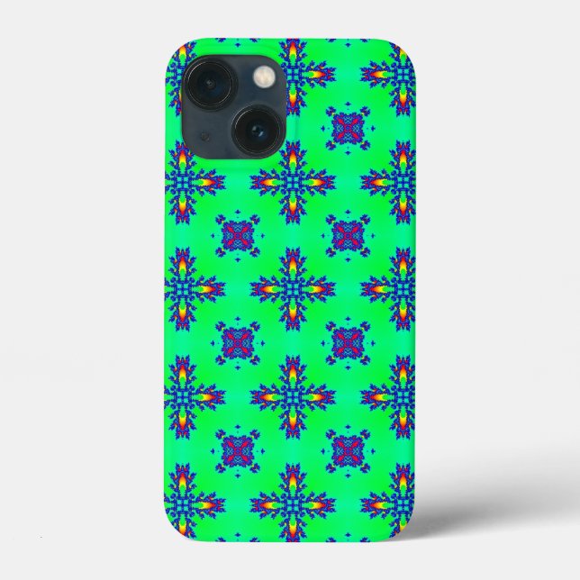 Artdeco Flowers in Retro Style Case-Mate iPhone Case (Back)