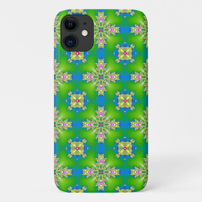 Artdeco Flowers in Retro Style Case-Mate iPhone Case (Back)