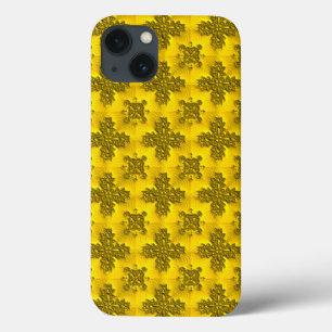 Artdeco Flowers in Retro Style iPhone 13 Case