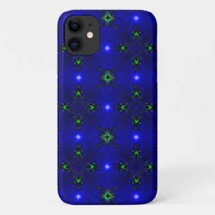 Artdeco Flowers in Retro Style iPhone 11 Case