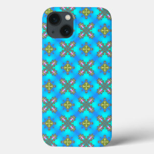 Artdeco Flowers in Retro Style iPhone 13 Case