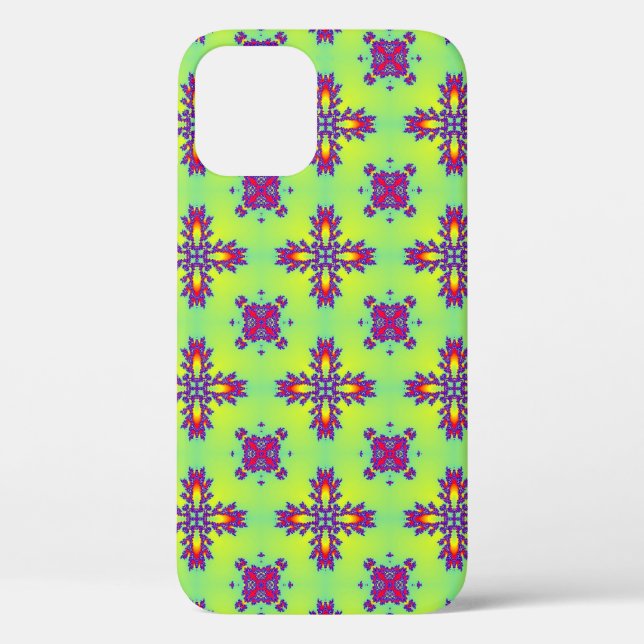 Artdeco Flowers in Retro Style Case-Mate iPhone Case (Back)