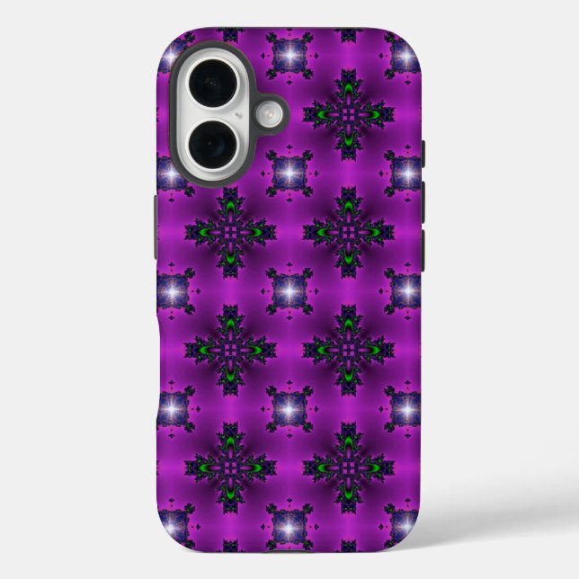 Artdeco Flowers in Retro Style Case-Mate iPhone Case (Back)