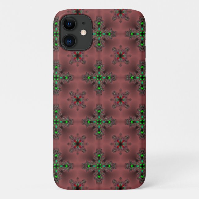 Artdeco Flowers in Retro Style Case-Mate iPhone Case (Back)