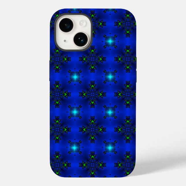 Artdeco Flowers in Retro Style Case-Mate iPhone Case (Back)