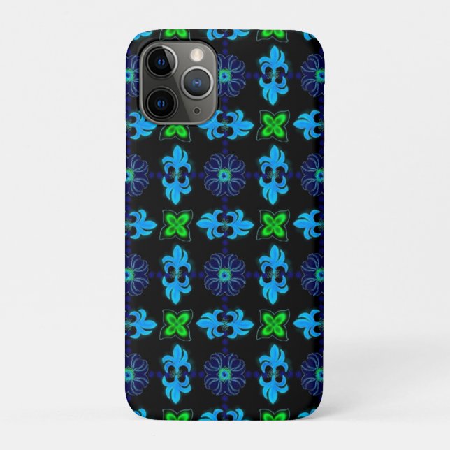 Artdeco Flowers in Retro Style Case-Mate iPhone Case (Back)