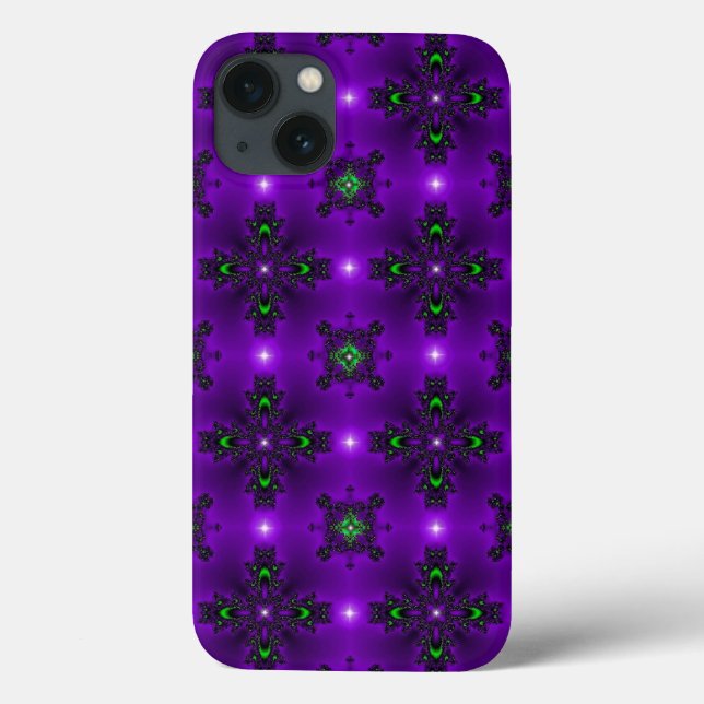 Artdeco Flowers in Retro Style Case-Mate iPhone Case (Back)