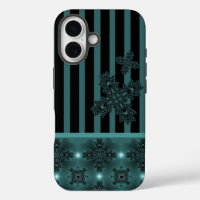 Artdeco Flowers in Retro Style