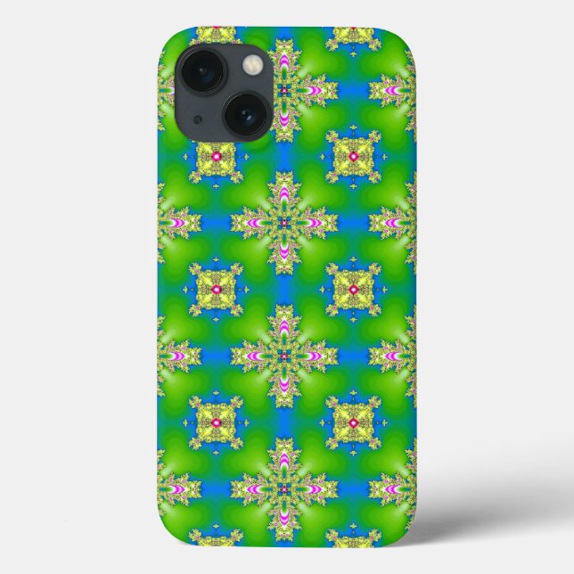 Artdeco Flowers in Retro Style Case-Mate iPhone Case (Back)