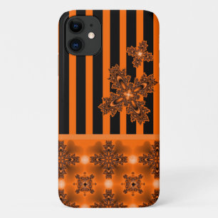 Artdeco Flowers in Retro Style iPhone 11 Case