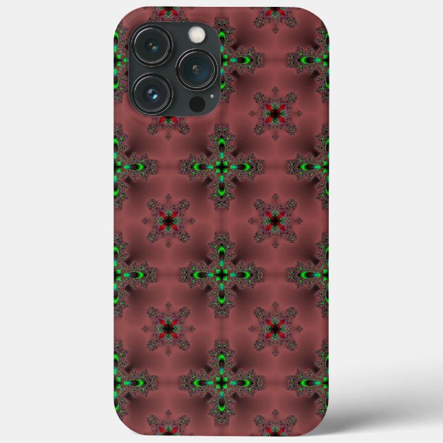 Artdeco Flowers in Retro Style Case-Mate iPhone Case (Back)