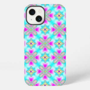 Artdeco Flowers in Retro Style iPhone 13 Case