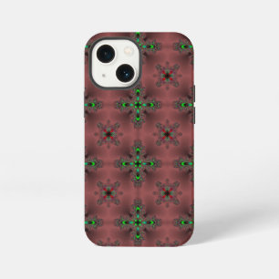 Artdeco Flowers in Retro Style iPhone 13 Mini Case