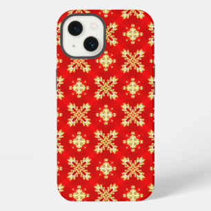 Artdeco Flowers in Retro Style iPhone 13 Case